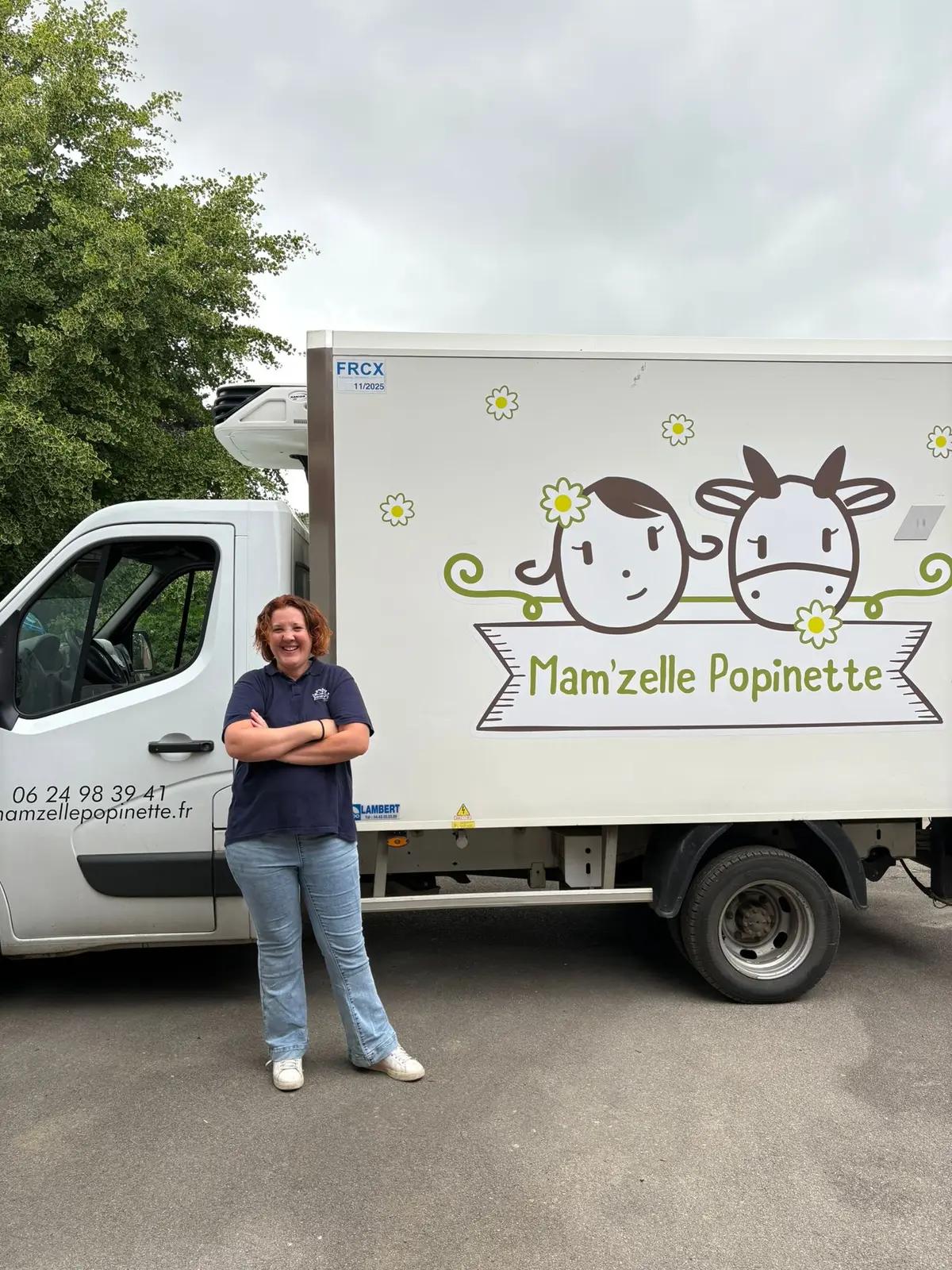 Vanessa et le camion Mam'zelle Popinette